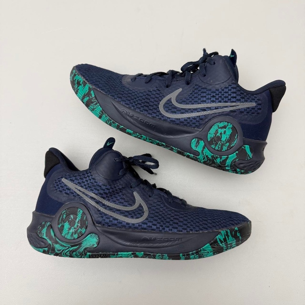 Nike KD Trey 5 IX 'Obsidian Clear Emerald' basketball shoes Size US 8.5